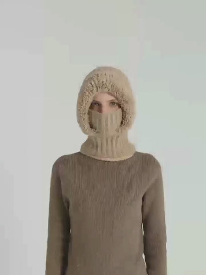 3-in-1 Winter Beanie – Warm Knit Hat